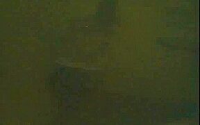 Coffee pot pissing office slut with spex