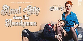 Natali E. Is A 55 Year Old Naughty Gilf That Loves Anal Sex From Strange Young Man Like The Handyman